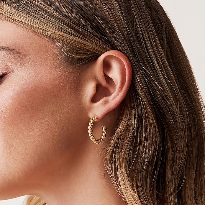 Best Twisted-Rope Hoop Earrings