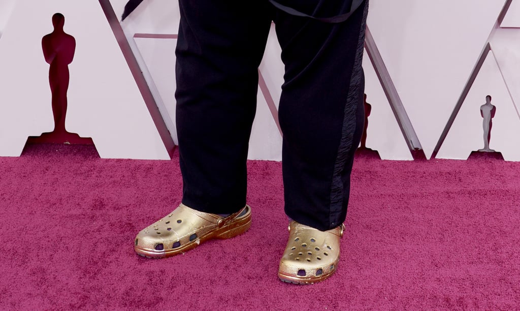 Questlove's Gold Crocs at the 2021 Oscars | Photos