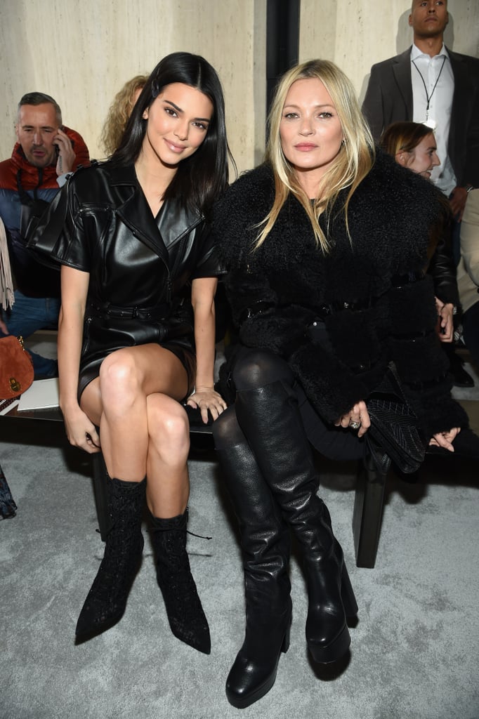 Kendall Jenner and Kate Moss at Longchamp Fall 2019