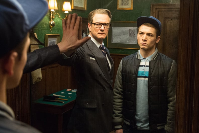 On to Kingsman. He stars opposite Colin Firth, sexy Brit extraordinaire.