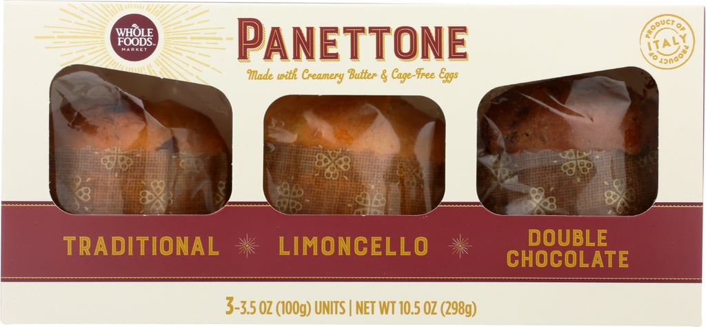 Whole Foods Market Mini Trio Panettones: Traditional, Limoncello, Double Chocolate