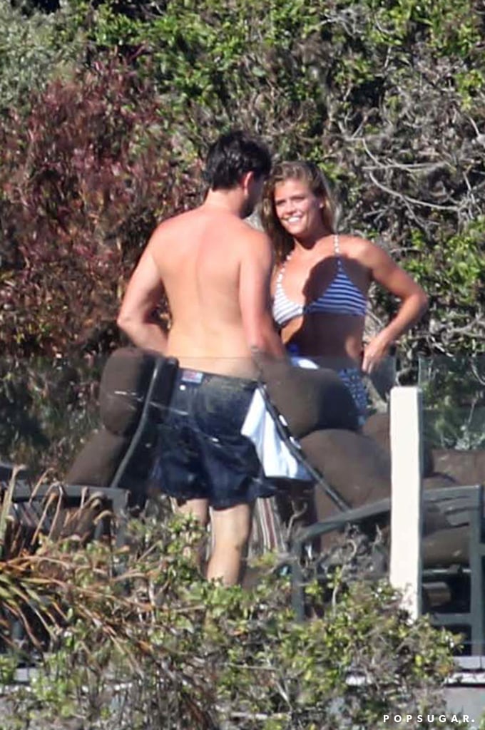 Leonardo DiCaprio And Nina Agdal Kissing On The Beach In LA POPSUGAR Celebrity Photo