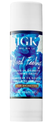 IGK Mixed Feelings Leave-In Brunette Toning Drops