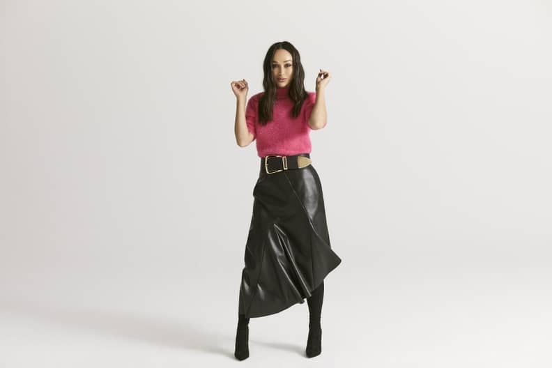 Black leather store skirt kohls