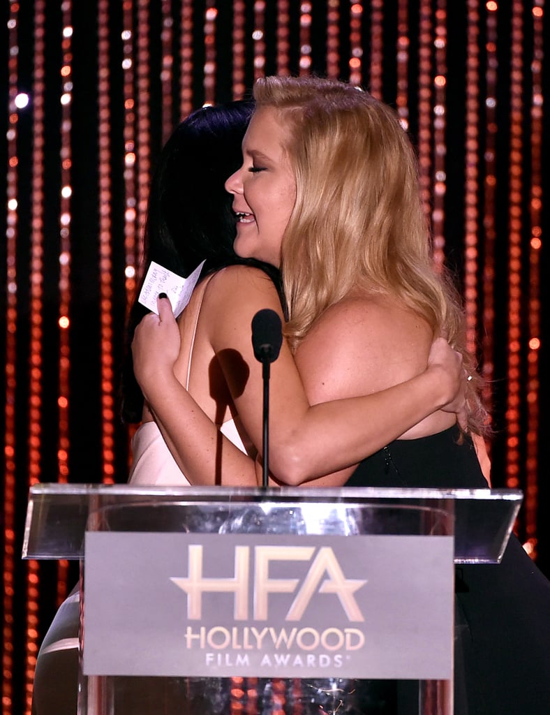 Selena Gomez and Amy Schumer at Hollywood Film Awards