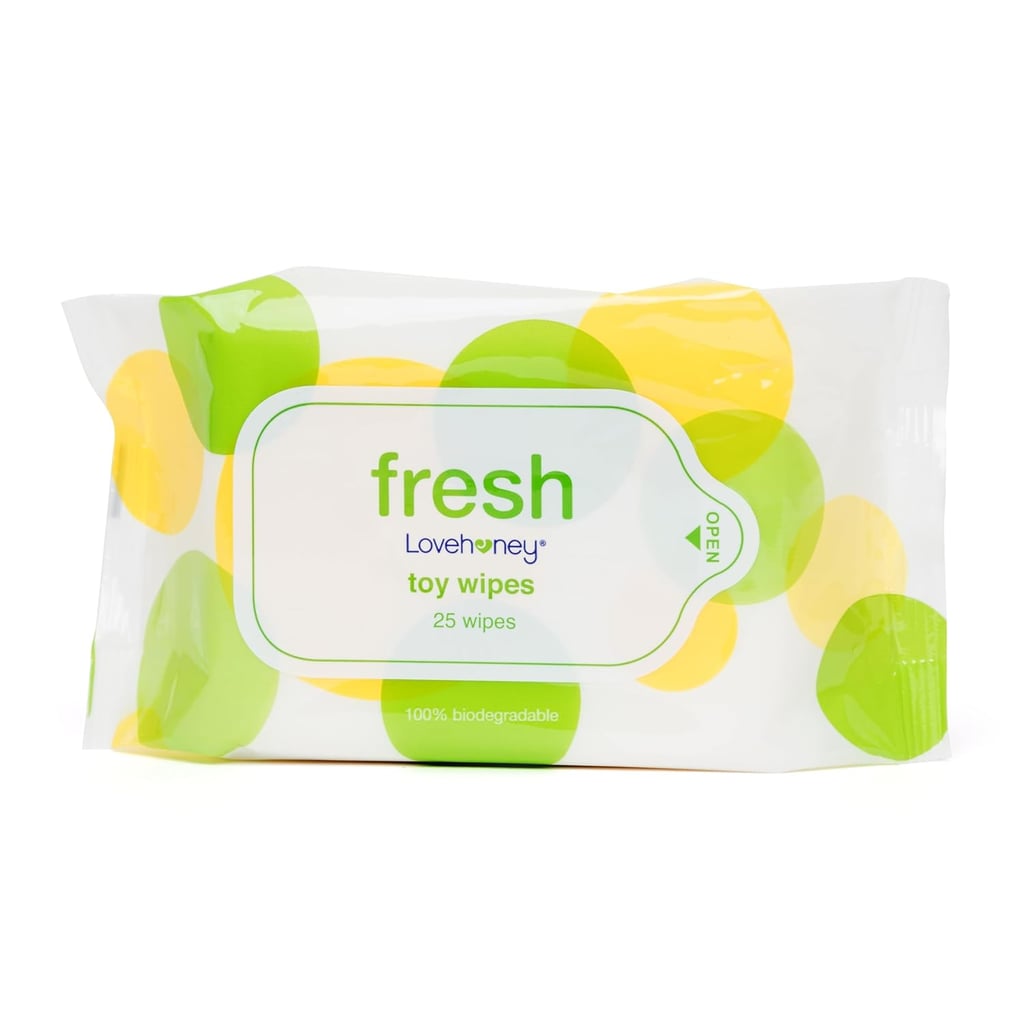 Lovehoney Fresh Toy & Body Wipes ($5, originally $9)
Designed to be used on toys or your body, these biodegradable wipes take the guesswork out of cleanup. The convenient pouch makes them travel friendly and ingredients like aloe vera make them gentle on the skin.