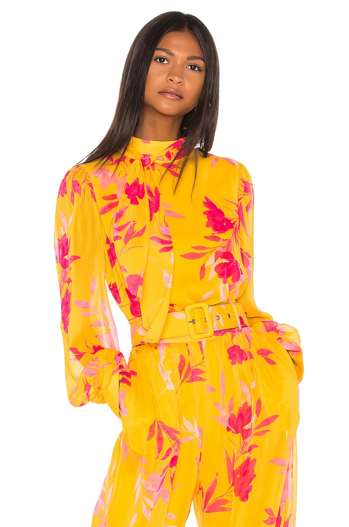 Song of Style Stevie Top in Yellow Floral from Revolve.com