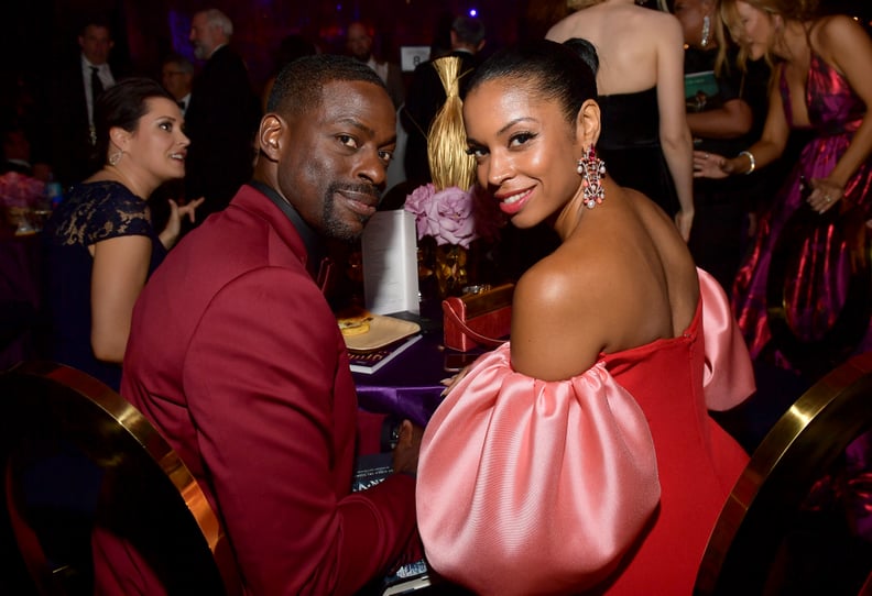 Sterling K. Brown and Susan Kelechi Watson at the 2019 Emmys