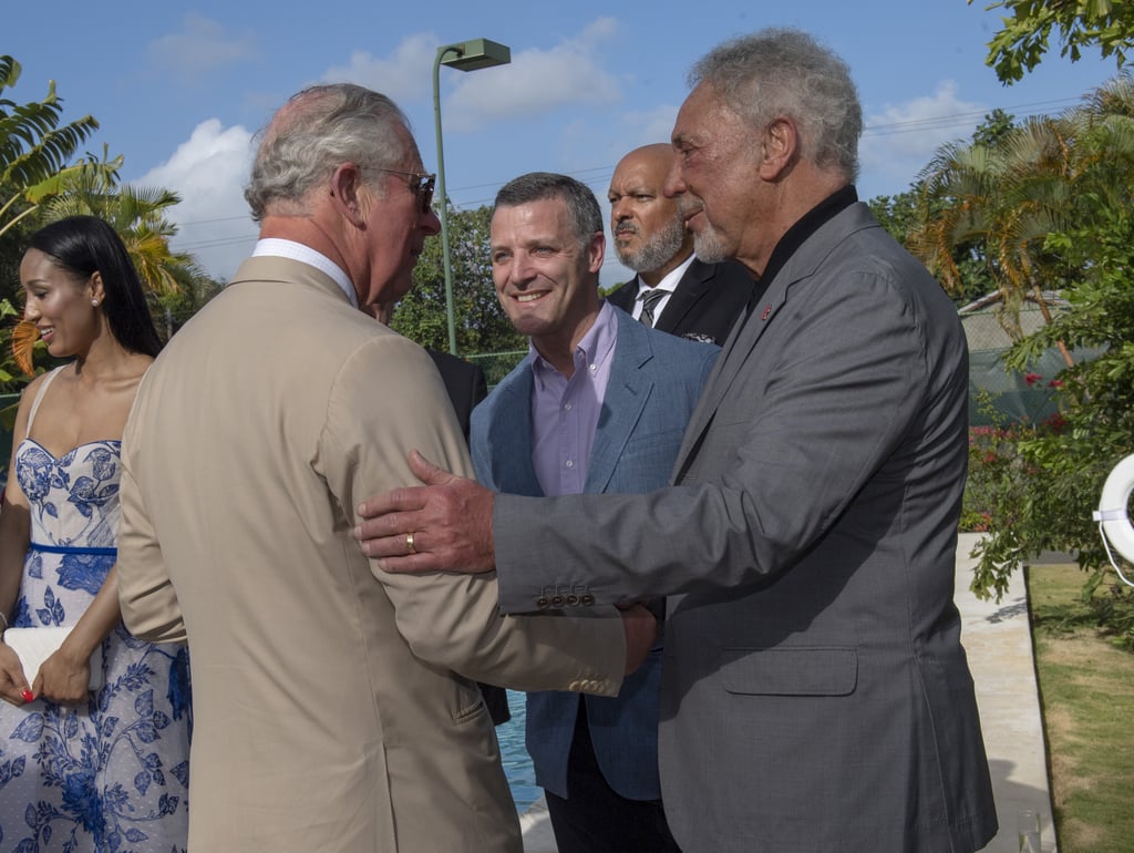 Prince Charles in Barbados With Lionel Richie Pictures