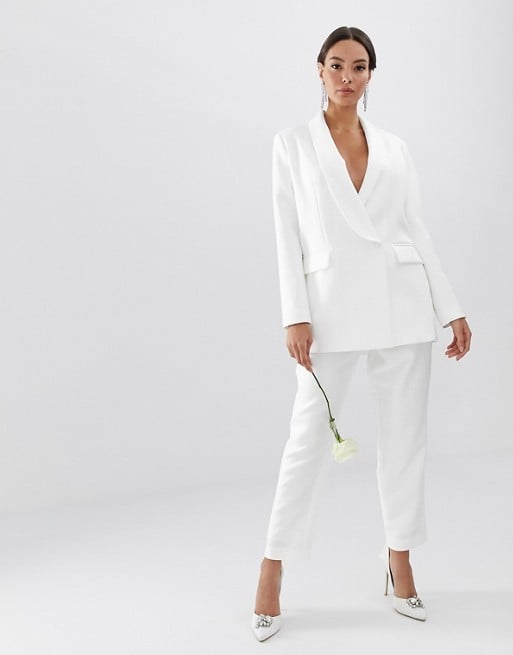 Asos Edition Tailored Blazer With Shawl Collar and Tailored Tapered Pant Set