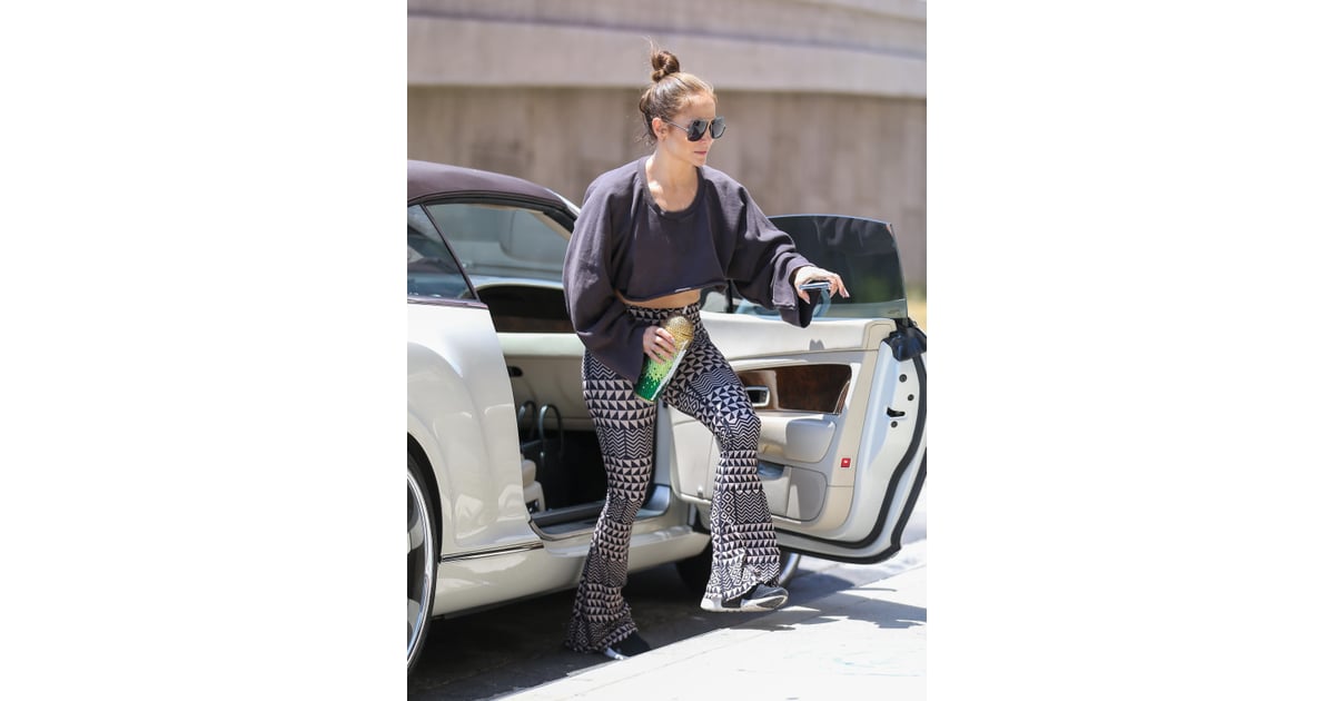 Jennifer Lopez Wears '70s-inspired Flared Leggings, Only Jennifer Lopez  Could Pull Off The Divisive Flared Leggings Trend