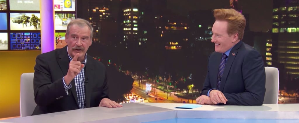 Vicente Fox Talks About Donald Trump on Conan