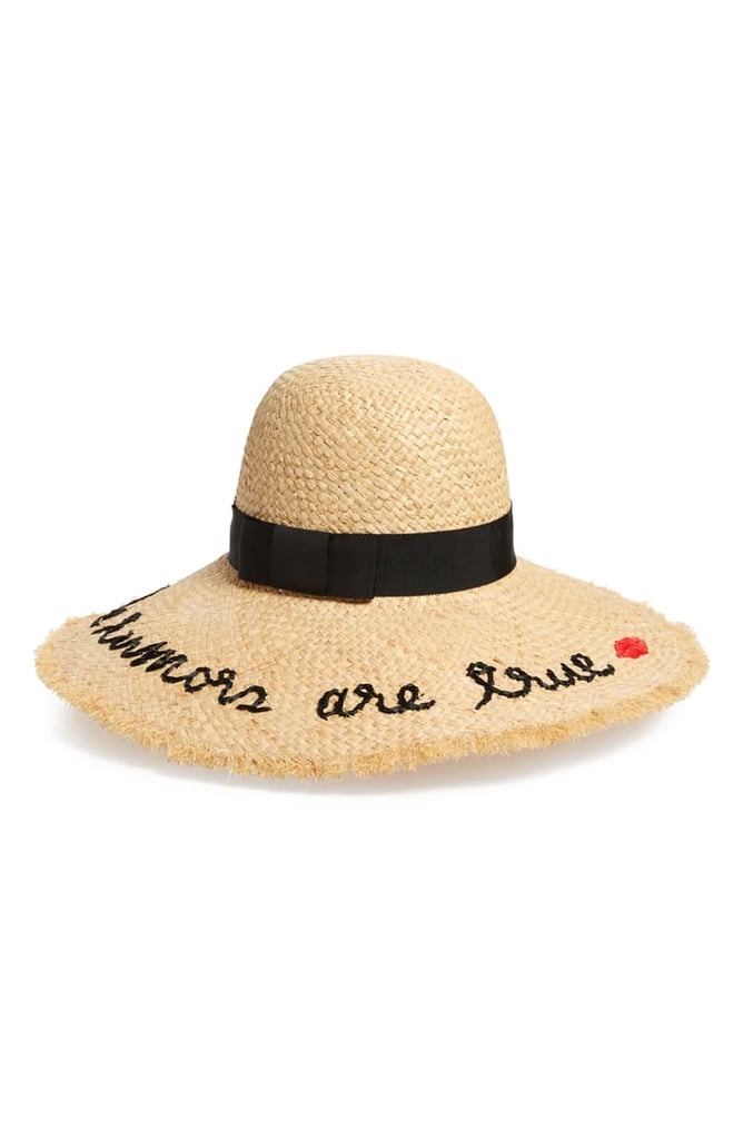 Kate Spade New York The Rumours Are True Raffia Hat