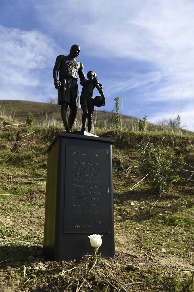 Kobe and Gianna Bryant Honoured With Statue at Crash Site