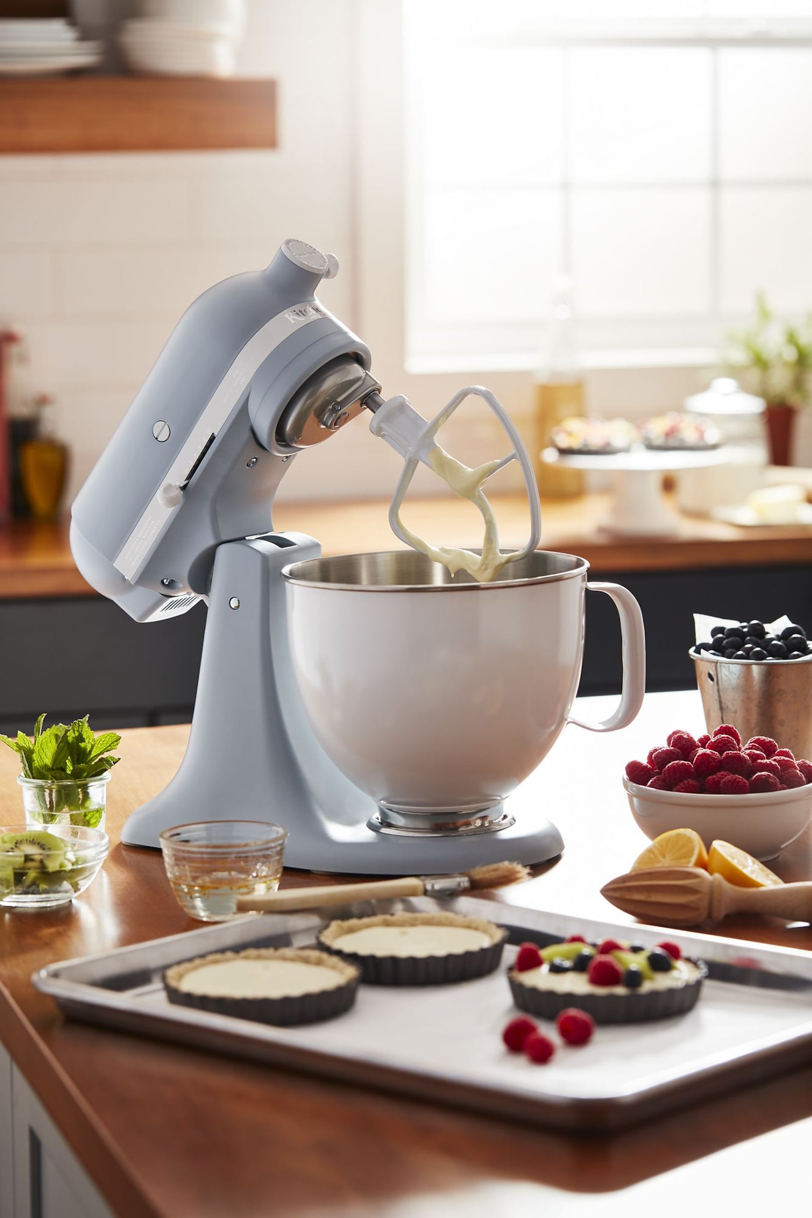 KitchenAid 100th Anniversary Misty Blue Stand Mixer 2019 POPSUGAR Family