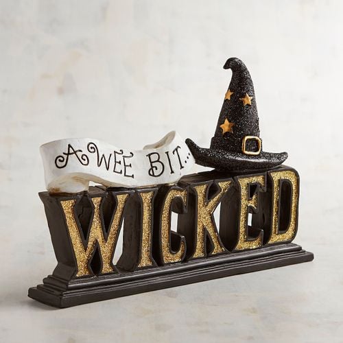 Wee Bit Wicked Resin Halloween Decor