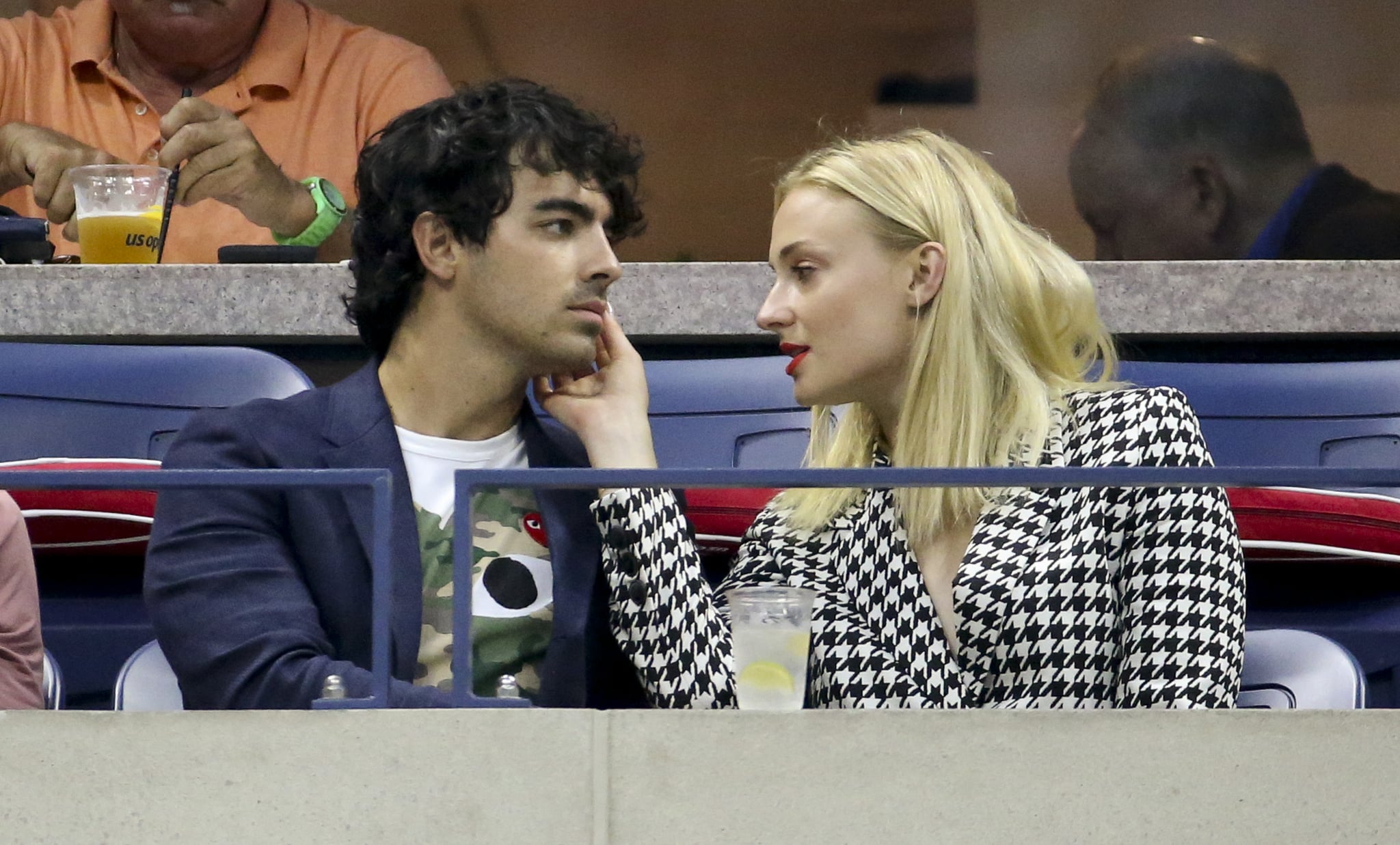 Joe Jonas and Sophie Turner Show PDA at 2018 U.S. Open