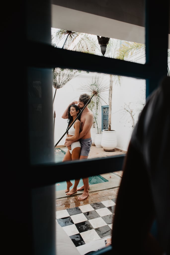 Sexy Moroccan Pool Couples Photo Shoot