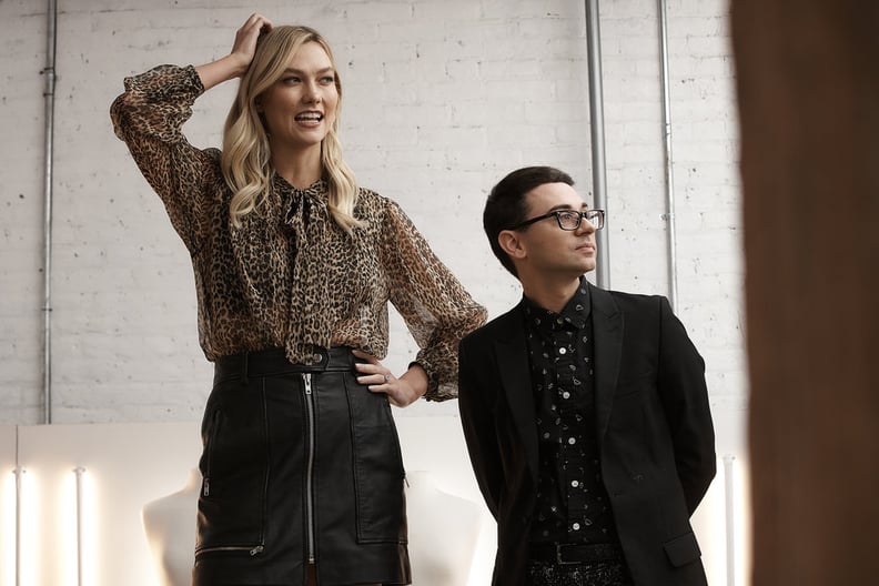 Project Runway Episode 8: Karlie's Leopard Blouse and Leather Skirt