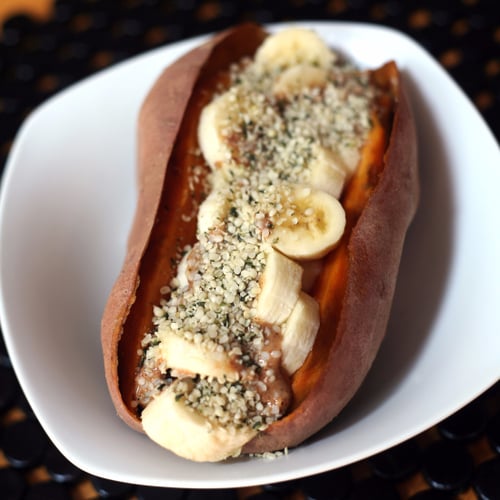 Banana, Almond Butter, Sweet Potato Breakfast Banana, Almond Butter, Sweet Potato Breakfast