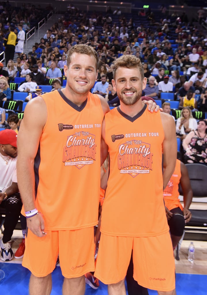 Nick Viall and Colton Underwood at Charity Basketball Game
