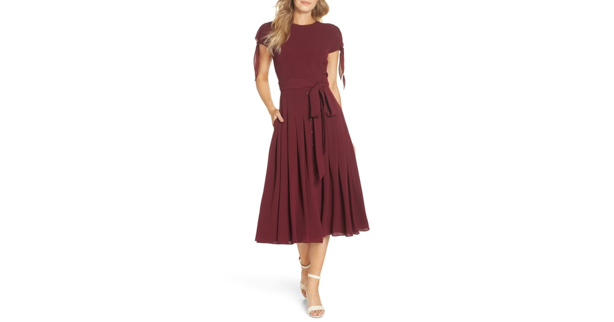 Gal Meets Glam Collection Bette Pleated Midi Dress | New Gal Meets Glam ...