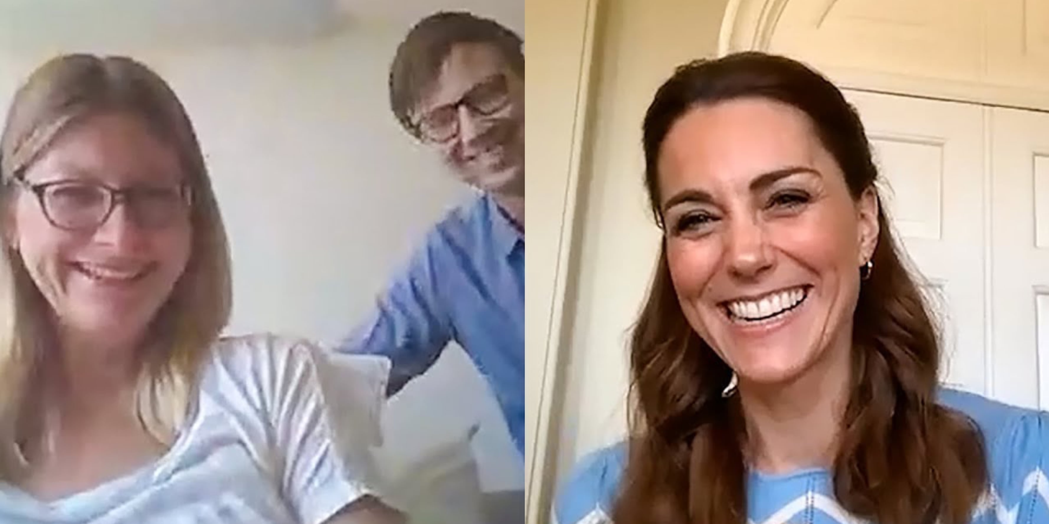 Watch Kate Middleton Surprise New Parents Over Video Call PS Family