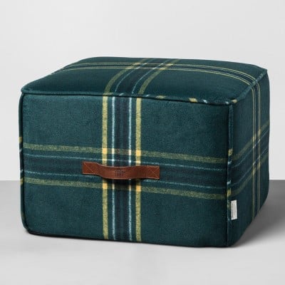 Ottoman Pouf Plaid