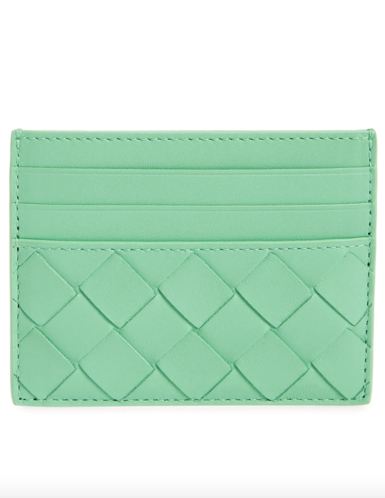 A Trendy Case: Bottega Veneta Intrecciato Leather Card Case