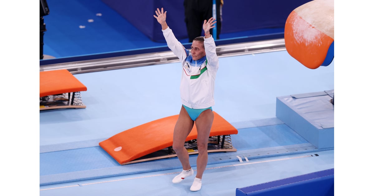 Photos: Oksana Chusovitina's Emotional Last Olympic Vault ...