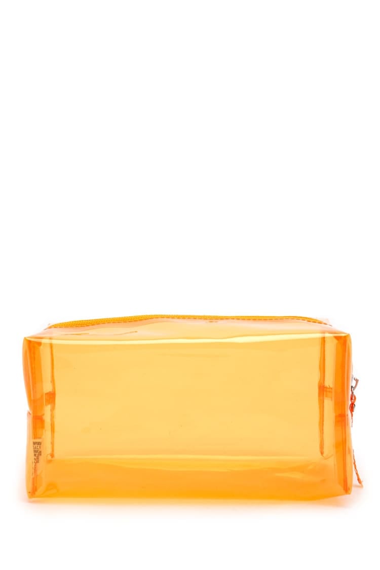 Forever 21 Clear Vinyl Makeup Bag