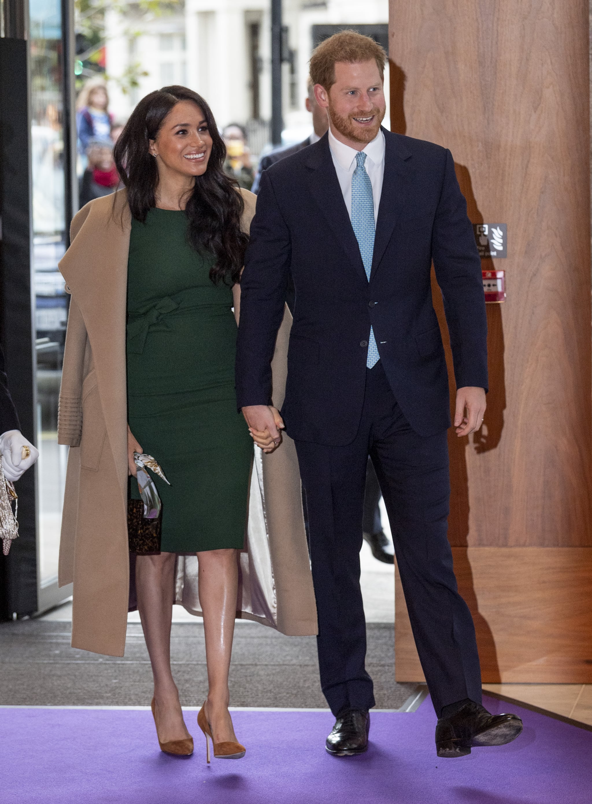 LONDON, ENGLAND - OCTOBER 15: Prince Harry, Duke of Sussex and Meghan, Duchess of Sussex attend the WellChild awards at Royal Lancaster Hotel on October 15, 2019 in London, England. (Photo by Mark Cuthbert/UK Press via Getty Images)