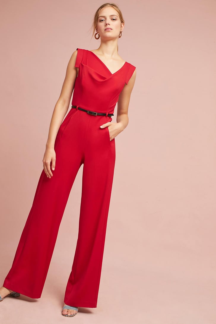 Scully leven sponsor Black Halo Marilyn Jumpsuit | Ditch the Dress This Holiday Season — These  15 Red Jumpsuits Are Beyond Chic | POPSUGAR Fashion Photo 15
