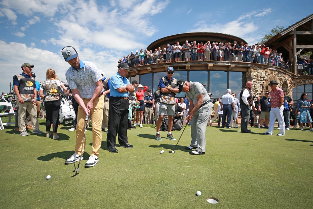 Justin Timberlake With Son Silas at PGA Golf Tour 2019