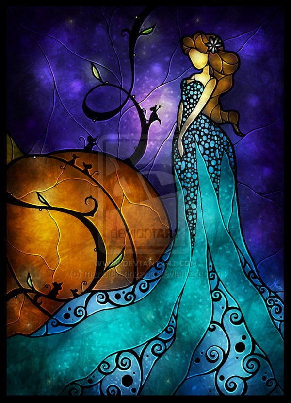 Stained-Glass Cinderella