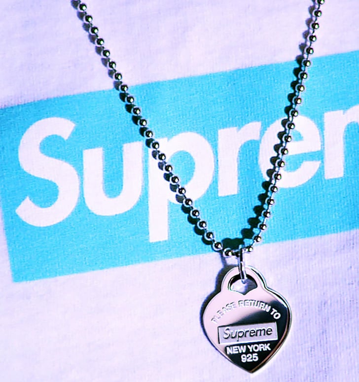 Supreme Tiffany Heart Tag Pendant ステッカー付