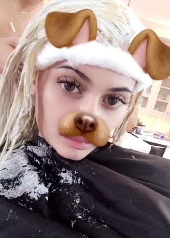 Kylie Jenner White Blonde Hair September 2016 | POPSUGAR ... - 349 x 489 jpeg 27kB