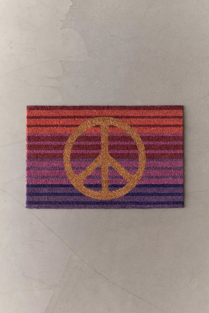 A '60s Doormat: Peace Doormat