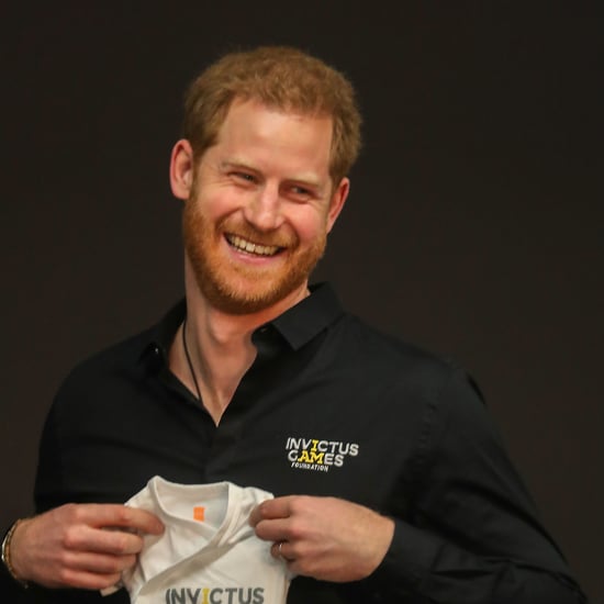 Prince Harry Reacts to Invictus Games Onesie For Baby Archie
