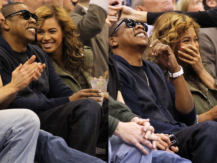 Photos of Beyonce and JayZ at a Lakers Game 20100225 081500