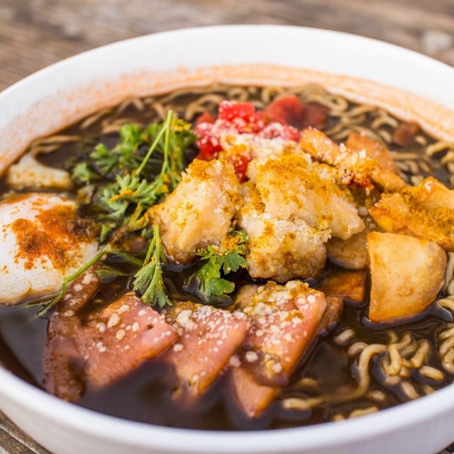 Squid Ink Ramen, East Side King, Austin