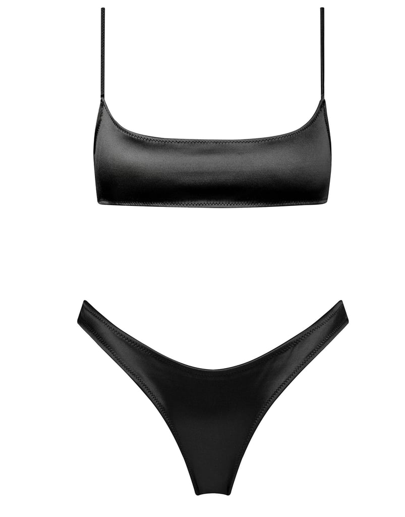 Shop Textured Black Bikinis