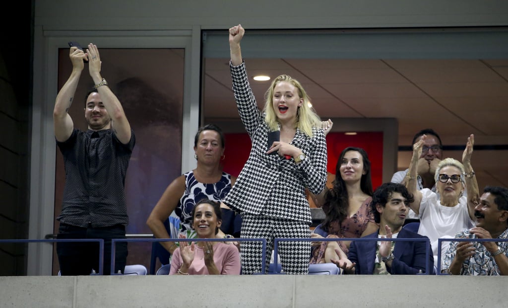 Sophie Turner and Joe Jonas at the US Open September 2018