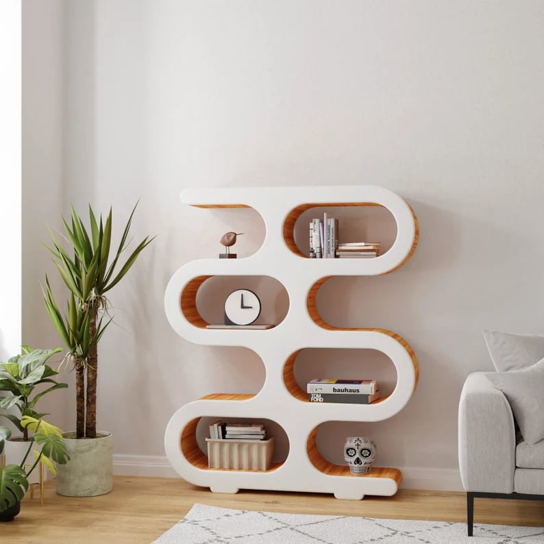 An Eye-Popping Bookcase: Mid Century Bookcase