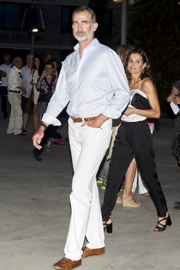 Queen Letizia's Black Sandals at Ara Malikian Concert 2018