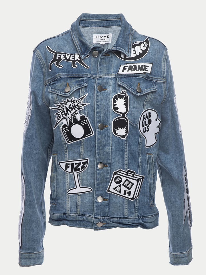 Le Original Patch Jacket ($575) | Gigi Hadid's Frame Denim Jacket at ...