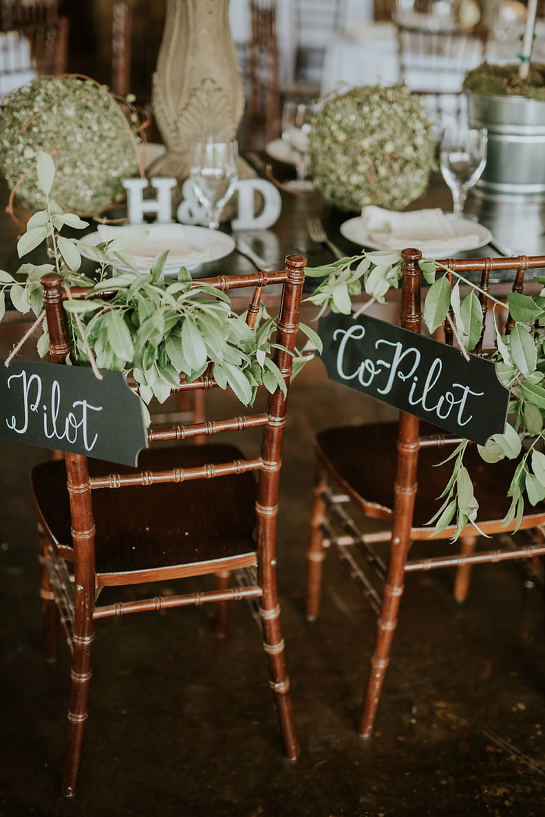 Bride and Groom Signs