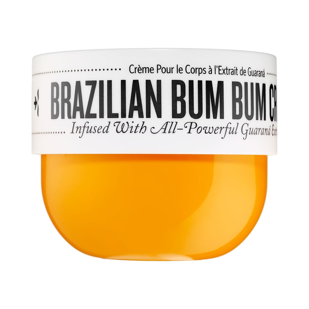 Sol de Janeiro Brazilian Bum Bum Cream Visibly Firming Body Cream ($38, originally $48)
Don't let the playful name fool you: this body cream means business. It has a delicious scent, absorbs quickly, and leaves skin feeling deeply hydrated. The caffeine-rich formula is designed to visibly firm the skin, too.