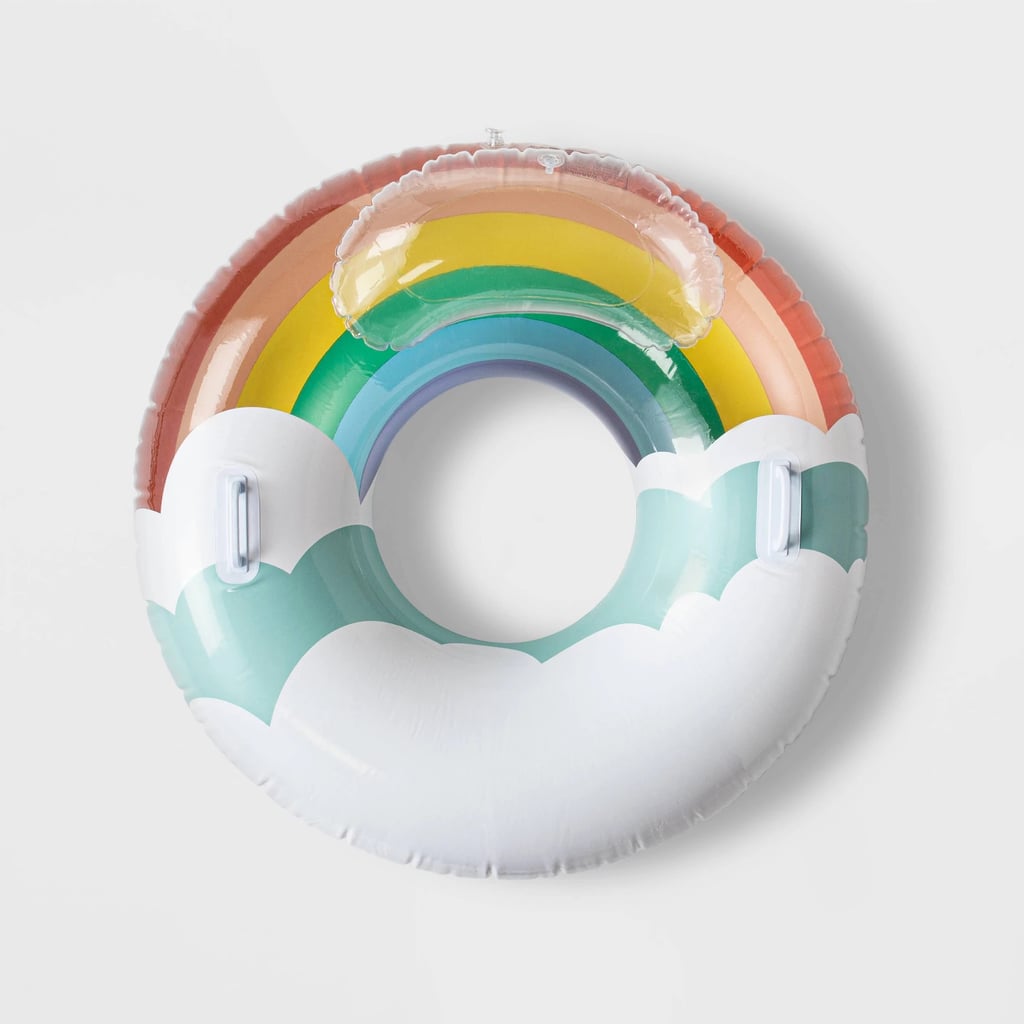 Rainbow Tube With Pillow Water Float New Summer Sun Squad Products
