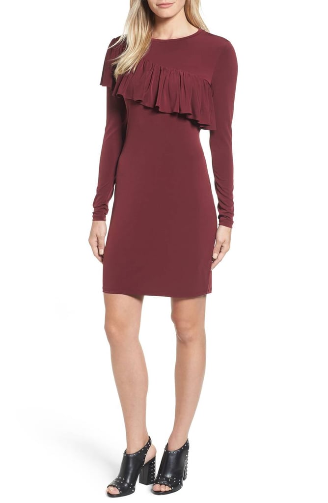 michael kors ruffle sleeve dress